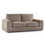 Champ Fabric 3 Seater Sofa Brown