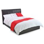 Texas Faux Leather Bed Frame Black