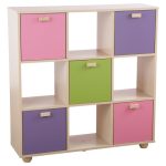 Sydney Pink Cube Storage Shelf Pink