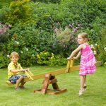 Plum Premium Wooden See Saw Natural