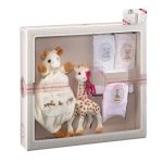 Sophie la Giraffe Sophie Muslins Gift Set White