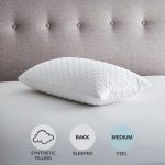 Super Comfort Quilted Foam Firm-Support Pillow White