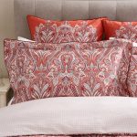 Dorma Mathura Oxford Pillowcase Pair Orange
