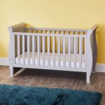 Oxfordshire Sleigh Grey Cot Bed Grey