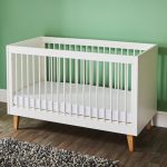 Scandi White Cot Bed White