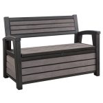 Hudson Storage Bench Grey
