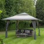 Garden Must Haves Got It Covered Pop Up Gazebo in Grey Grey
