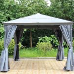 Runction Grey 3m x 3m Gazebo Grey