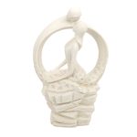 Solstice White Blissful Halo Statue White