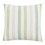 Casual Stripe Cushion Green