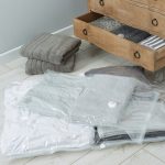 Set of Two Vacuum Storage Bags Clear