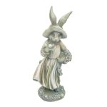 Solstice White Mrs Rabbit Statue White