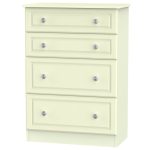 Pembroke Cream 4 Drawer Deep Chest Cream