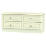 Pembroke Cream 4 Drawer Bed Box Cream