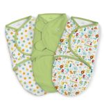 Summer Infant Swaddleme Original ABC Alphabet Pack of 3 Swaddles MultiColoured