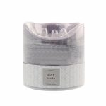 Hygge Soft Suede Multi Wick LED Candle Grey