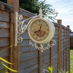 Vintage Cream Wall Clock Cream