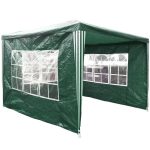 Green 3m x 3m Gazebo Green