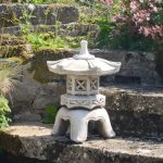 Antique Stone Effect Pagoda Low White
