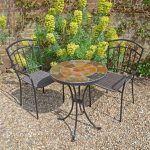 Ondara Malaga 2 Seat Bistro Set Black