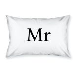 Mr Housewife Pillowcase White