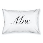 Mrs Housewife Pillowcase White