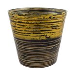 Large Yellow Bamboo Plant Pot Yellow