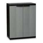 Kingfisher Garden Dark Grey Storage Cabinet Grey