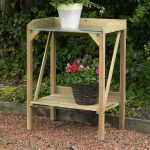 Wooden Potting Table Natural