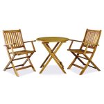 York Armchair Bistro Set Natural