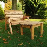 Charles Taylor Wooden Deluxe Bench Set Natural