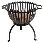 Fallen Fruits Tulip Fire Basket Black