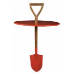 Red Spade Table Red