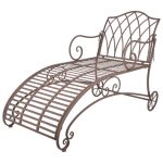 Fallen Fruits Old Rectory Metal Lounge Chair Brown