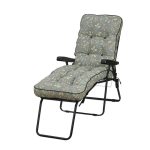 Glendale Country Teal Deluxe Lounger Chair Black