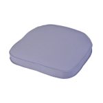 Glendale Standard D Shaped Purple Heather Cushion Seat Pad Purple
