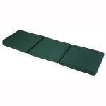 Glendale 3 Seater Bench Cushion Seat Pad in Forest Green Green