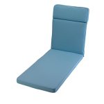 Glendale Sun Lounger Placid Blue Cushion Seat Pad Blue