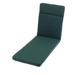 Glendale Sun Lounger Forest Green Cushion Seat Pad Green