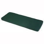 Glendale 2 Seater Bench Cushion Seat Pad in Forest Green Green