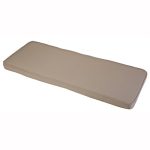 Glendale 2 Seater Bench Cushion Seat Pad in Stone Beige