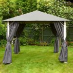 Glendale 3 x 3 Vintage Grey Gazebo Grey