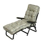 Glendale Country Teal Deluxe Sunbed Black