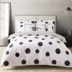 Emma Willis Klio Spotted Reversible Duvet Cover and Pillowcase Set Black