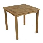Teak Bistro Table Brown