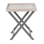 Florenity Grigio Grey Folding Butler Tray Grey