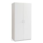 Fusion 2 Door Wardrobe White White