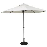 Easy Up 2.7m Grey Parasol Grey