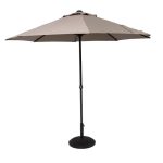 Easy Up 2.7m Taupe Parasol Brown