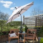 Elizabeth 2.7m Grey Parasol Grey